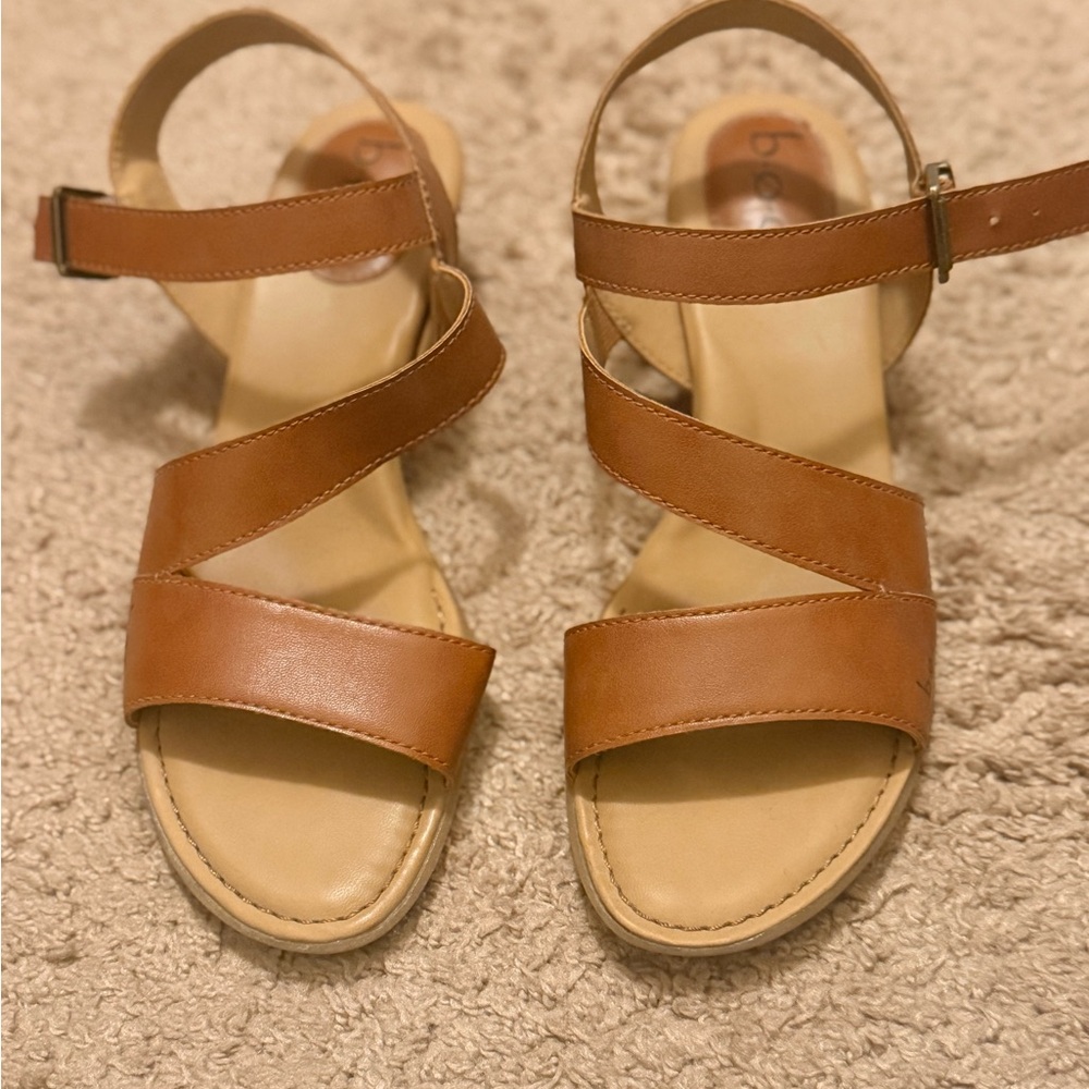 boc Tan Strappy Sandals